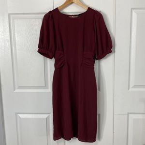 Express maroon dress